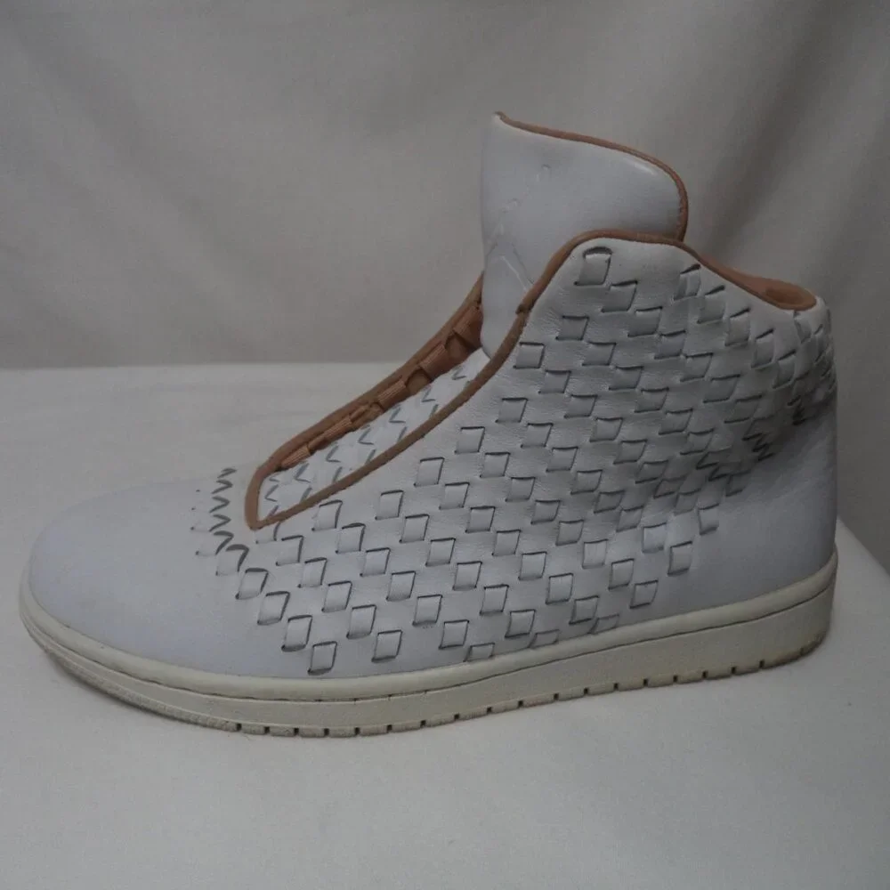 Nike Jordan Shine 500 Worldwide 689480 105 White Vachetta Sneakers Men Size Sz 8